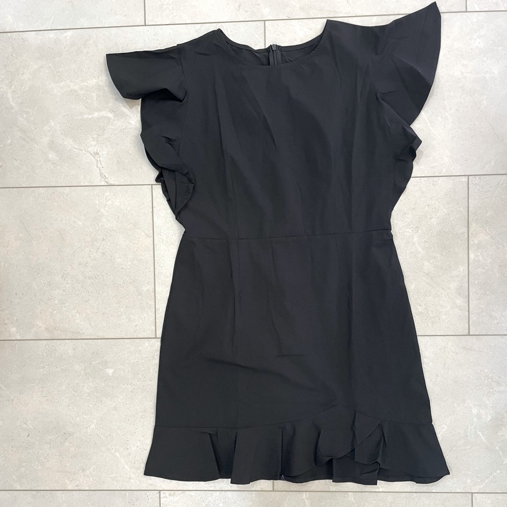 Ruffle Little Black Dress